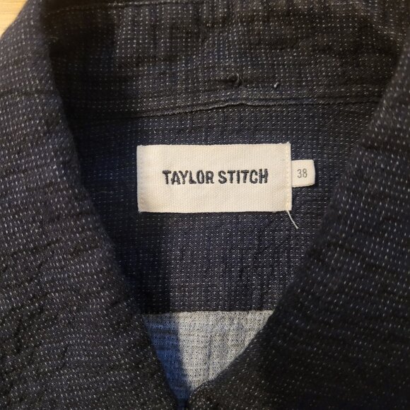 Taylor Stitch L/S light weight shirt. Color charcoal. - Picture 3 of 5